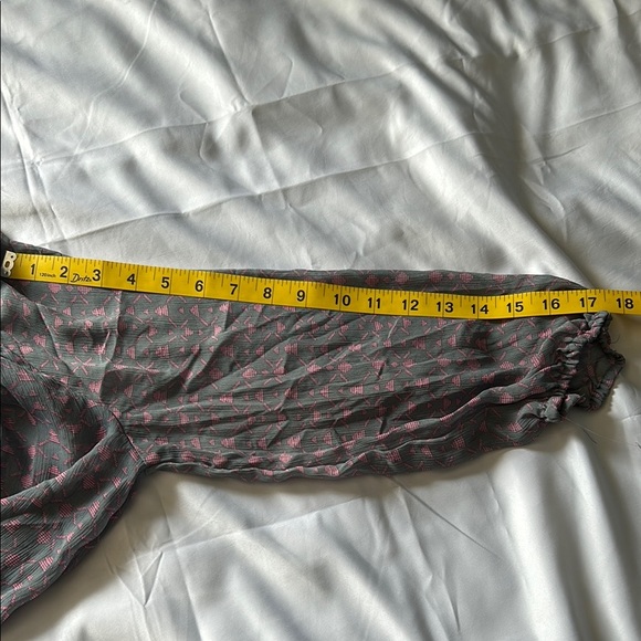 Mossimo Supply Co. Gray and Pink Mini Skirt - Picture 3 of 6